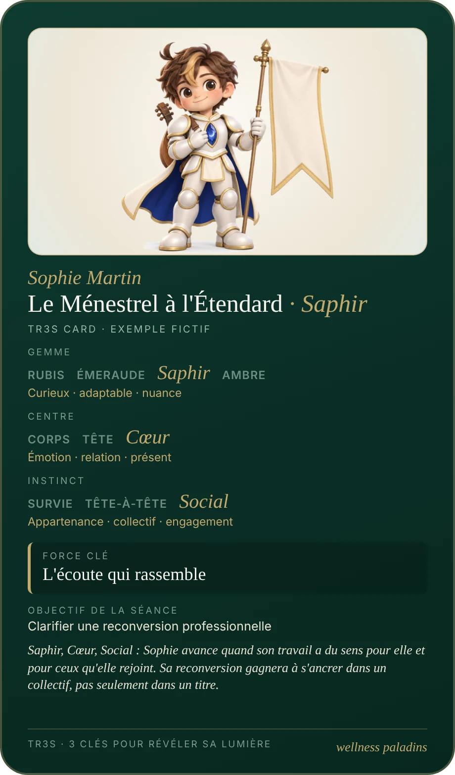 Exemple de TR3S Card